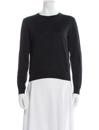Pre-owned A.p.c. Crew Neck Sweater In Blue