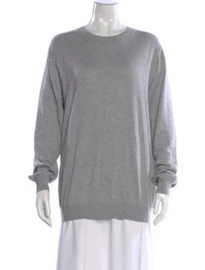 Pre-owned A.p.c. Crew Neck Sweater In Gray