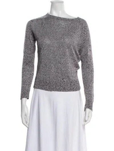 Pre-owned A.p.c. Crew Neck Sweater In Gray