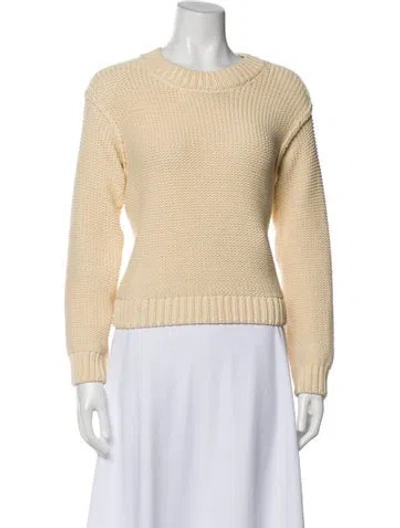 Pre-owned A.p.c. Crew Neck Sweater In Neutral
