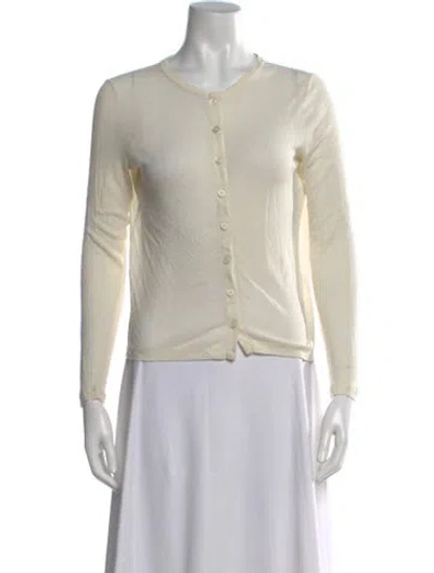 Pre-owned A.p.c. Crew Neck Sweater In Neutral