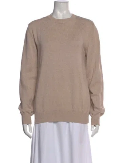 Pre-owned A.p.c. Crew Neck Sweater In Neutral