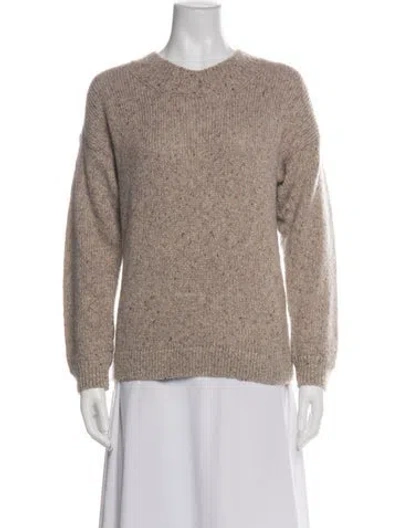 Pre-owned A.p.c. Crew Neck Sweater In Neutral