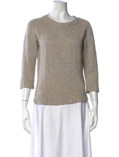 Pre-owned A.p.c. Crew Neck Sweater In Neutral