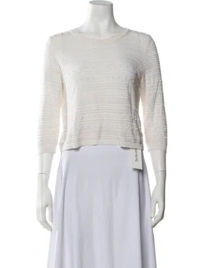 Pre-owned A.p.c. Crew Neck Sweater In Neutrals