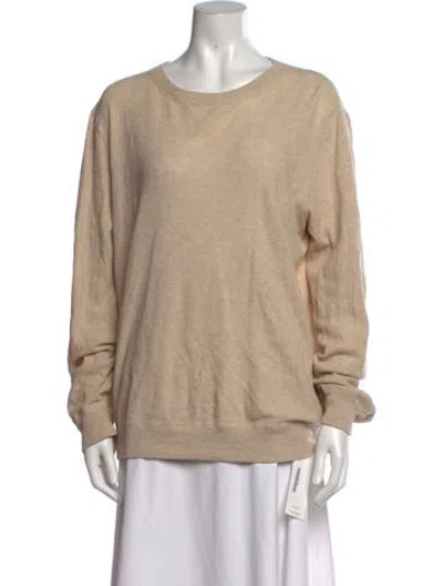 Pre-owned A.p.c. Crew Neck Sweater In Neutrals