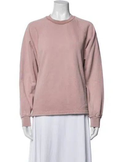 Pre-owned A.p.c. Crew Neck Sweater In Purple