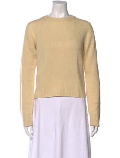 Pre-owned A.p.c. Crew Neck Sweater In Yellow