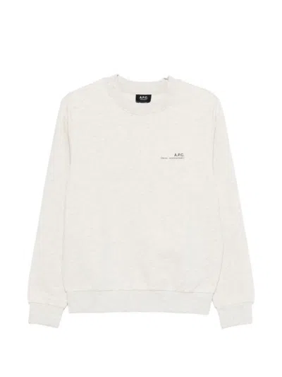 Apc Crew-neck Sweatshirt In Neutral