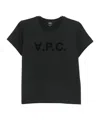 A.p.c. A. P.c. Logo-print T-shirt In Black