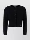 Apc Crew Neck Wool Cardigan Mila In Black
