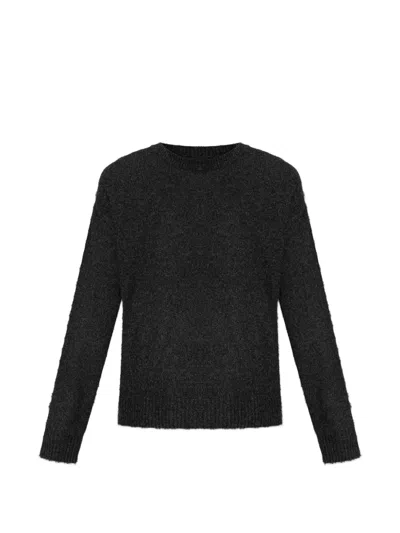 Apc Crewneck Knitted Sweater In Gray