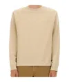 Apc A.p.c. Crewneck Long-sleeved Sweatshirt In Neutral