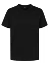 Apc Logo-embroidered T-shirt In Black