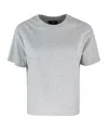 Apc A.p.c. Crewneck Short-sleeved T-shirt In Gray