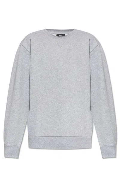 Apc A.p.c. Crewneck Sweatshirt In Grey