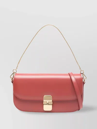 APC CROSS-BODY BAG WITH ADJUSTABLE CHAIN STRAP