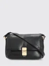 Apc Rectangular Shoulder Bag Gold-tone Hardware In Black