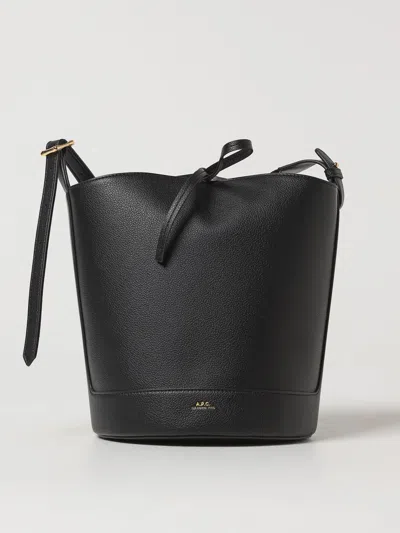 APC MINI BAG A. P.C. WOMAN COLOR BLACK,G46432002