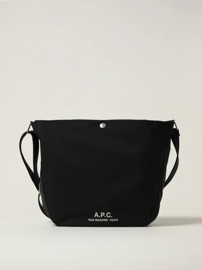 Apc A.p.c. Besace Journal Small Shoulder Bag In Black
