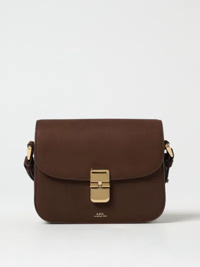 Apc Crossbody Bags A. P.c. Woman Color Brown