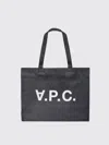 Apc Crossbody Bags A. P.c. Woman Color Denim In Black