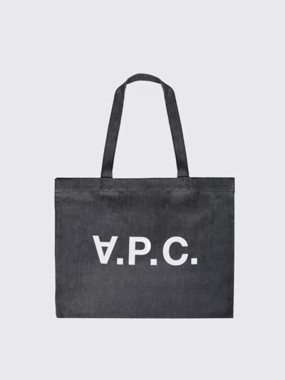 Apc Crossbody Bags A. P.c. Woman Color Denim In Black