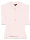Apc Danae Polo Shirt In Pink
