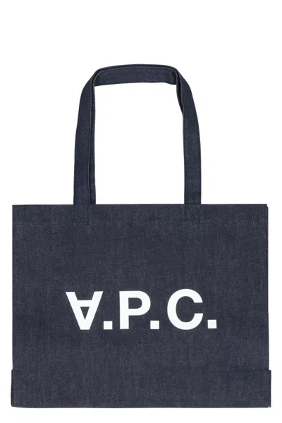 Apc A.p.c. Daniela Tote-bag In Blue