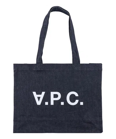 Apc Daniela Tote Bag In Blue