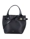 Apc A.p.c. Daria Logo Printed Tote Bag In Black
