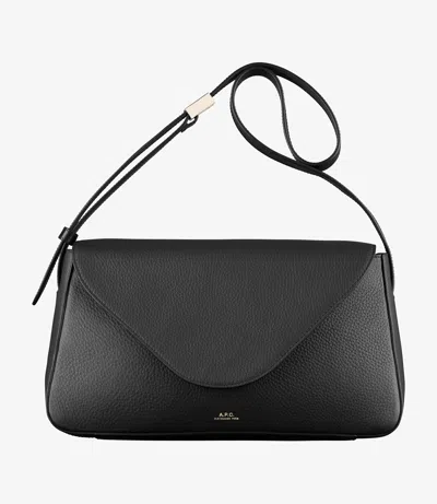 Apc Daria Flap Bag One Size Lzz In Black