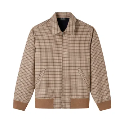 Apc Dark Beige Bac In Brown
