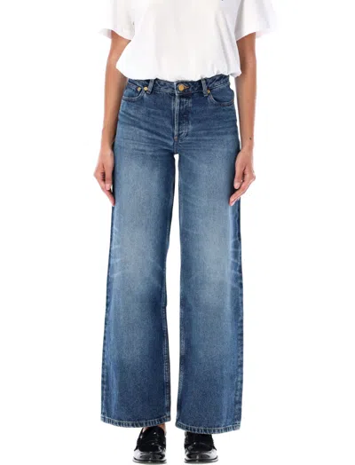 Apc Dark Blue Elizabeth Wide Leg