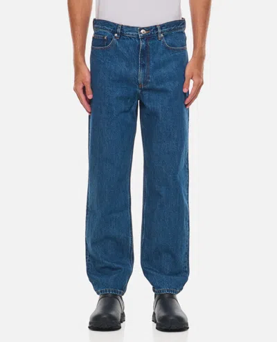Apc Dark Blue Martin Jeans