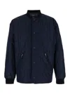 Apc 'florent' Blue Jacket With Snap Buttons In Blue