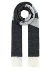 Apc A.p.c. Dark Grey Wool Blend Malo Scarf