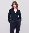 Apc Anna Dark Navy Cardigan In Blue