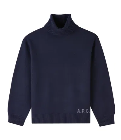 Apc Dark Navy Blue / Camel