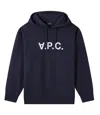 Apc A.p.c. Milo Hoodie With Flocked Logo Print