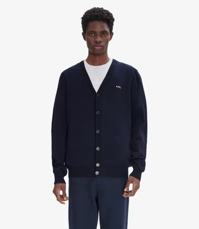 Apc Dark Navy Blue / White