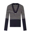 Apc Dark Navy Blue/ecru Tiq