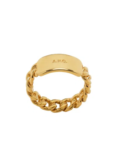 Apc Darwin Chainlink Ring In Yellow