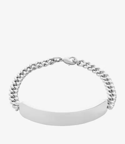 Apc Darwin Curb Chain Bracelet L Silver