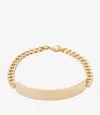 Apc Darwin Curb Chain Bracelet Xs Gold In Gold