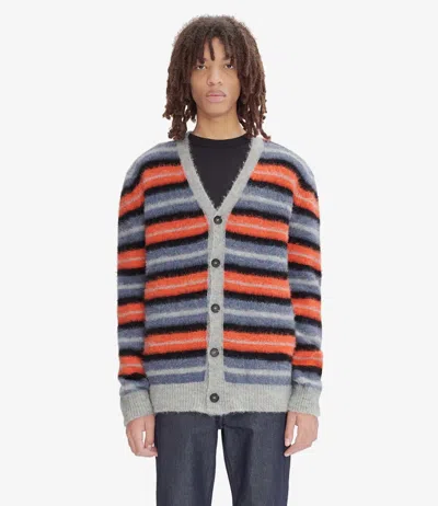 APC DAVE CARDIGAN (M) XL HEATHER PALE GRAY