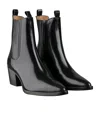 Apc Debbie Santiago 55mm Leather Boots In Black