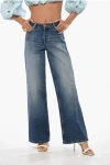 Apc High-waisted Medium-wash Denim Pants In Blue