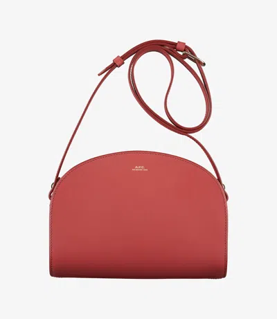 Apc Demi-lune Bag One Size Cherry In Red