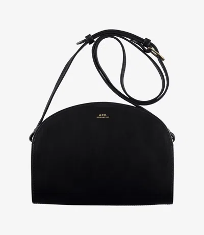 Apc Demi-lune Bag One Size Hazelnut In Black